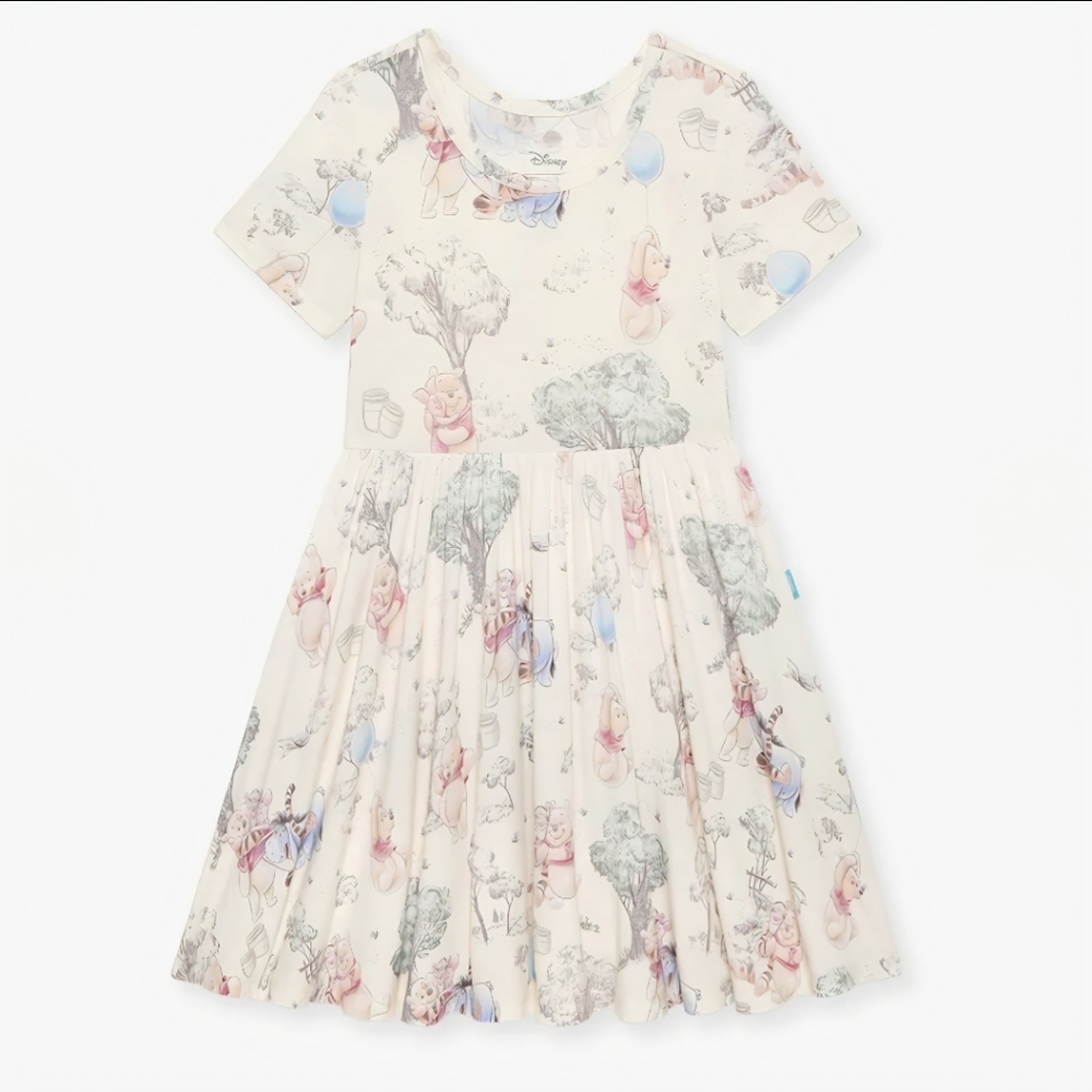 Posh Peanut Disney Hundred Acre Wood Twirl Dress 5T/6T NIB